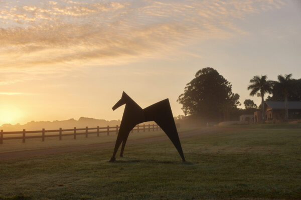 TRE Copperstone Horse Sculpture1